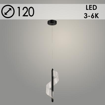 Подвес 3154/1 BK черный 2х4W LED 3000-6000К d120 h1000, 24